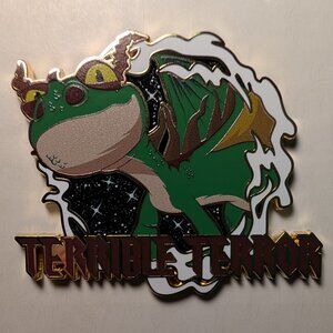 How To Train Your Dragon Mystery Series Terrible Terror Enamel Pin Badge